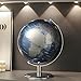 TTKTK World Globe with Stainless steel Stand 8inch Earth Modern Desktop Globe For Educational Home Office Desk Bookshelf Decor Cool Tech Gift for Business Men Father Boys Adults Kids - Image 3