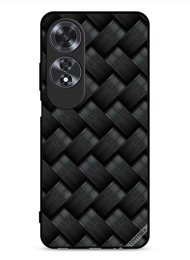 Covernex Oppo A60 Protective Case Cover Dark Stripes Pattern - Image 1