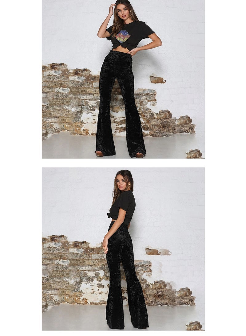 2023 Women's Pants High-Waisted Canary Casual Wide-Leg Pants  - Image 2