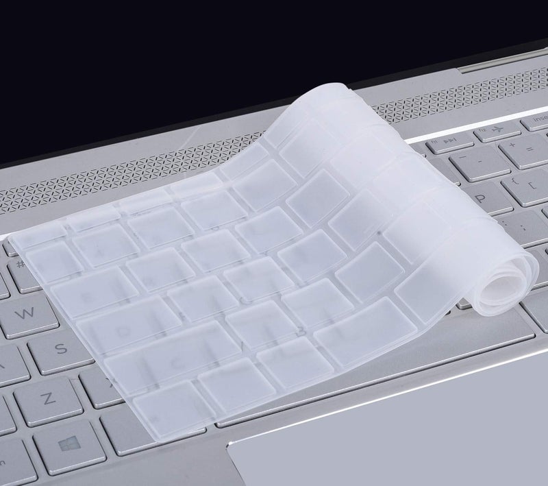 Justec Premium Keyboard Protector Cover for HP Pavilion x360 14" Laptop 14M-BA 14M-CD 14-BF 14-BW 14-cm Series 14M-BA011DX 14M-BA013DX 14M-BA015DX 14M-BA114DX 14M-CD0001DX 14M-CD0003DX -Clear TPU - Image 4