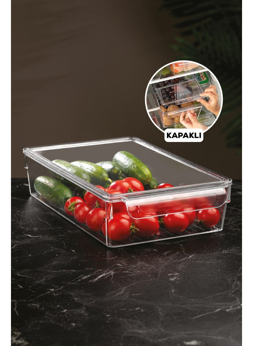 Refrigerator Organizer with Cover Inside the Refrigerator Organizer 7 X 32,5 X 20 Cm - pzsku/ZF05F10C76123BFE0E489Z/45/_/1725722491/1d81f18f-4dfc-42fc-921d-77e2729c19f5