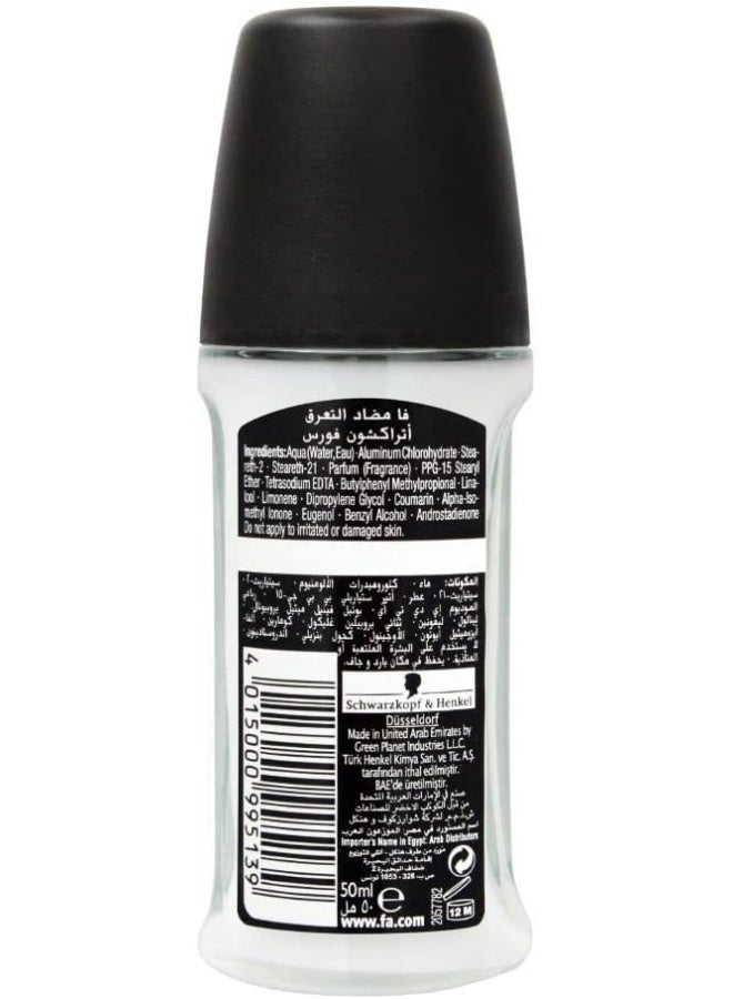 Fa Fa Roll-On Deodorant For Men - Attraction Force 1.7 Oz.  - Image 2