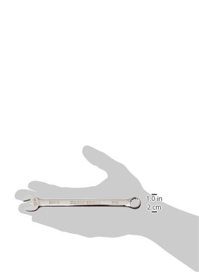 Klein Tools 68413 7/16-Inch Combination Wrench, 12-Point, Open End and Box End - Image 3