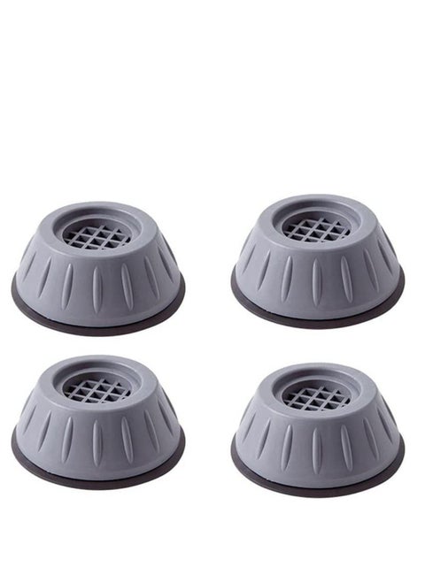 Rubber feet for fixing to the washing machine base, shock-absorbing, adjustable, vibration-resistant and anti-moving feet for washing machine and dryer - 4 pieces