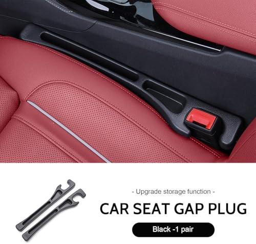 dulalayandong Car Seat Gap Filler, 2-Pack No-Drop Seat Side Gap Seam Filler Organizer with Phone Holder, Universal Fit Fill The Gap Between Seat & Console, Perfect for Car, SUV, Truck - Image 3