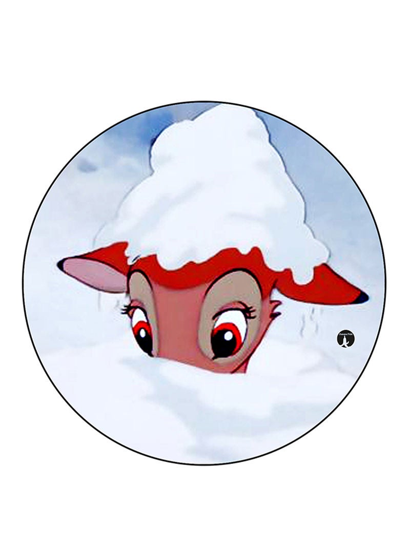 RKN Disney Printed Mouse Pad  Round  Multicolour