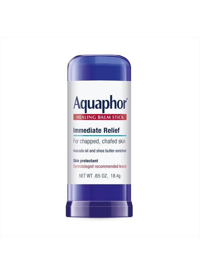 Aquaphor Healing Balm Stick, Skin Protectant with Avocado Oil and Shea Butter, 0.65 Oz Stick - Image 1