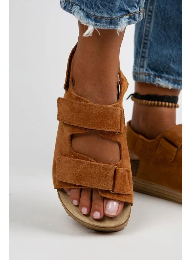 Manijero  Emilia Women's Genuine Leather Double strap Toe Sandal for Women | Best Price UAE