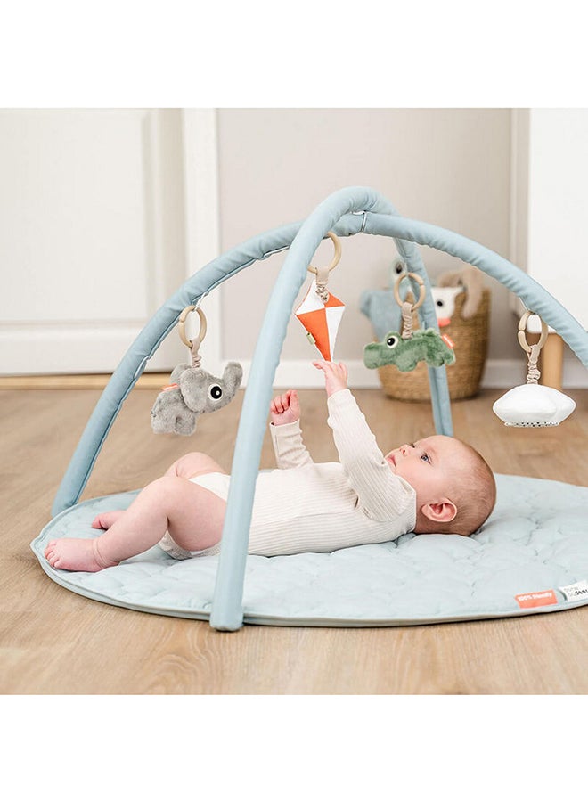 done by deer Activity Play Mat - Padded Baby Play Gym with Toys  And  Arches for Sensory Development - Playground Blue  - Image 5