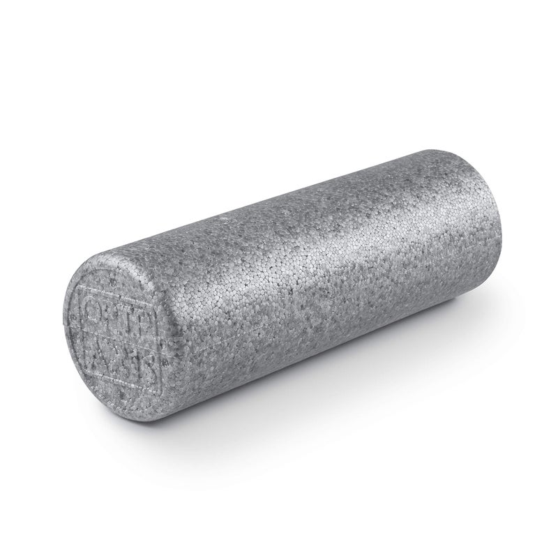 OPTP Silver AXIS Foam Roller, Moderate Density for Sports Medicine, Physical Therapy, Pilates, Yoga - Myofascial Release on Trigger Points (Silver Moderate Density, 18" x 6" Round) - Image 1