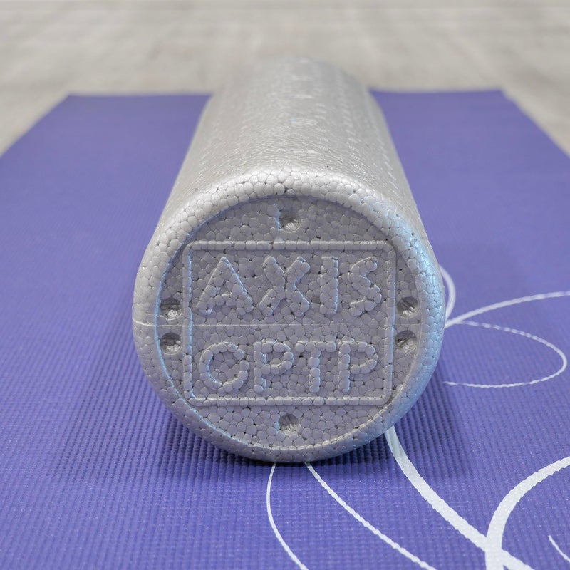OPTP Silver AXIS Foam Roller, Moderate Density for Sports Medicine, Physical Therapy, Pilates, Yoga - Myofascial Release on Trigger Points (Silver Moderate Density, 18" x 6" Round) - Image 5
