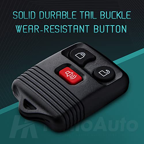 HelloAuto 2 PCS Replacement Key Fob Shell Case Smart Keyless Fit with 1998-2014 Ford F150 F250 F350 Edge Escape Expedition Explorer for Lincoln for Mazda for Mercury 3 Buttons - Image 5