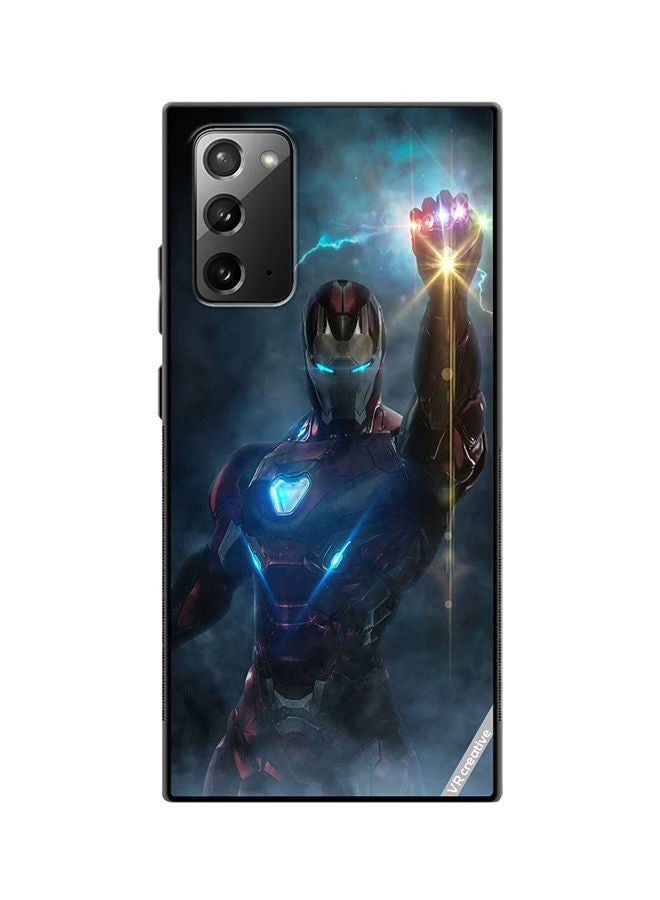 VR CREATIVE Protective Case Cover For Samsung Galaxy Note20 5G Ironman Design Multicolour - Image 1