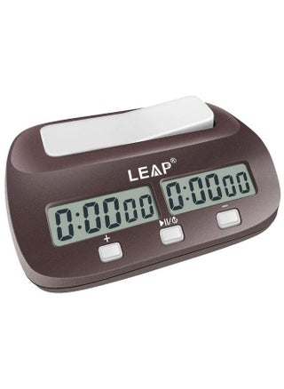 LEAP Chess Clock Digital Chess Timer Professional for Board Games Timer with Alarm Function (Official Store) Brownish Red - pzsku/ZF05F93E5B6C8CDD1B684Z/45/1750157279/b54373dc-1a4b-4491-a149-ee5d5c432124