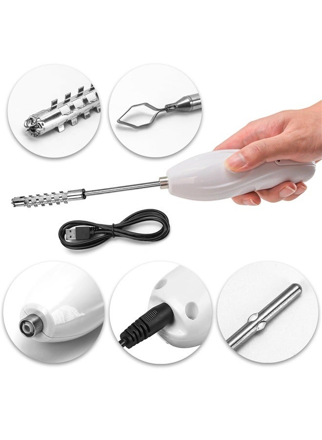 Portable Vegetable Corer Cordless Zucchini Corer, Electric Scraping Scale Machine Scale Scraper With 2 Cutter Heads - Image 4