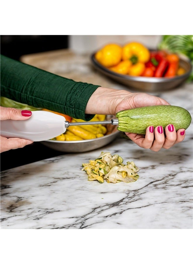Portable Vegetable Corer Cordless Zucchini Corer, Electric Scraping Scale Machine Scale Scraper With 2 Cutter Heads - Image 5