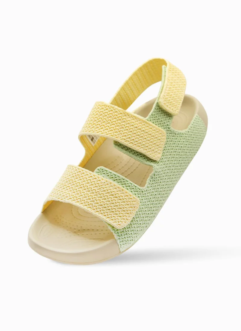 DUOZOULU AQ Three-Strap Knit Sandal