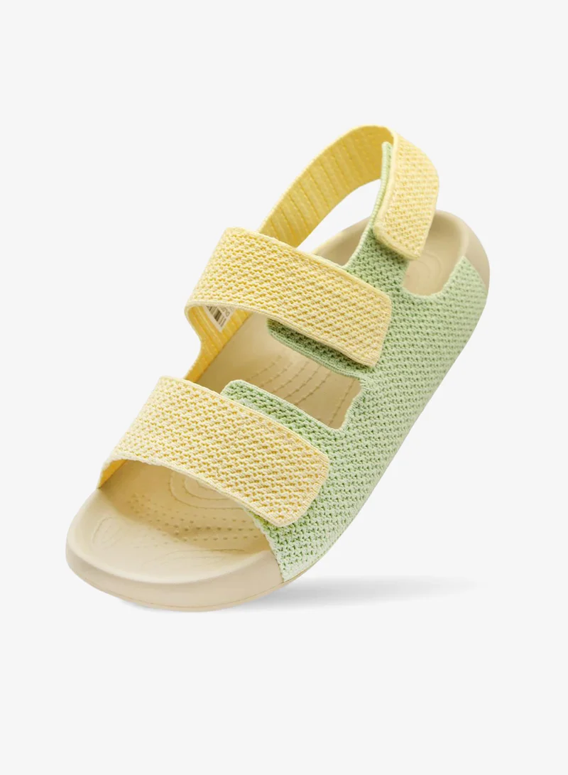 DUOZOULU AQ Three-Strap Knit Sandal