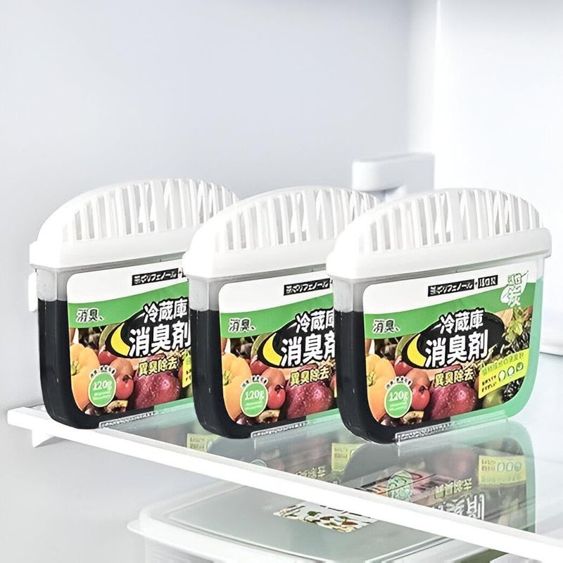 Refrigerator deodorant - blow your refrigerator with natural activated charcoal to remove odor and purify the air, perfect for home, cupboard, kitchen use, eco-friendly and long-lasting - Image 2