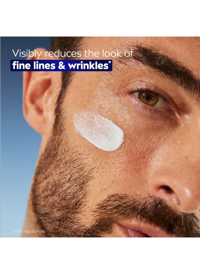 نيفيا مين مرطب الوجه اليومي NIVEA MEN Age Defense مع عامل حماية من الشمس واسع الطيف SPF 30، وبرو ريتينول وحمض الهيالورونيك، لوشن وجه مناسب للحية يساعد على الحماية من أشعة UVA/UVB، زجاجة 1.7 أونصة سائلة - Image 5