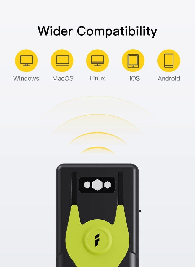 Inateck Bluetooth Scanner 2D Barcode Scanner 2.4Ghz USB Adapter, Screen Scanning, Exclusive Shortcuts, BCST-42 - Image 3