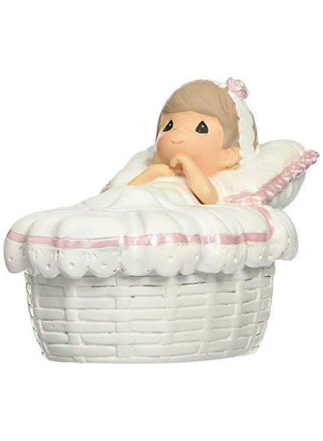 Precious Moments Precious Moments, Baptized In His Name Resin Box With Rosary, For Girl, 153406 - Image 3