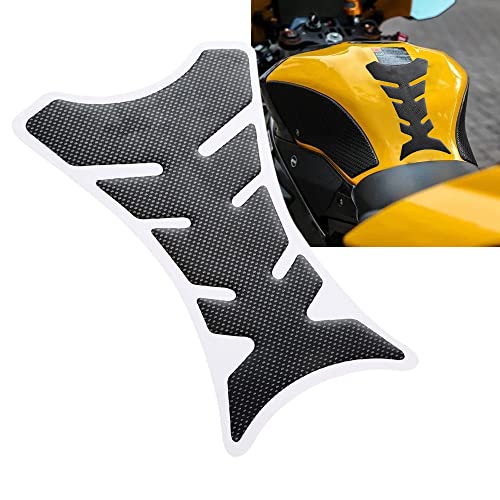 Mtsooning Motorcycle Tank Pad, Universal Fuel Tank Sticker, 3D Rubber Gas Oil Protector Self-Adhesive and Waterproof Replacement for Suzuki Kawasaki Ducati - Image 3