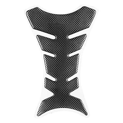 Mtsooning Motorcycle Tank Pad, Universal Fuel Tank Sticker, 3D Rubber Gas Oil Protector Self-Adhesive and Waterproof Replacement for Suzuki Kawasaki Ducati - Image 1