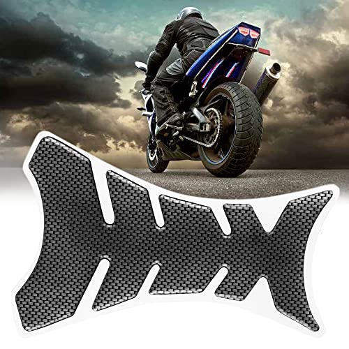 Mtsooning Motorcycle Tank Pad, Universal Fuel Tank Sticker, 3D Rubber Gas Oil Protector Self-Adhesive and Waterproof Replacement for Suzuki Kawasaki Ducati - Image 5