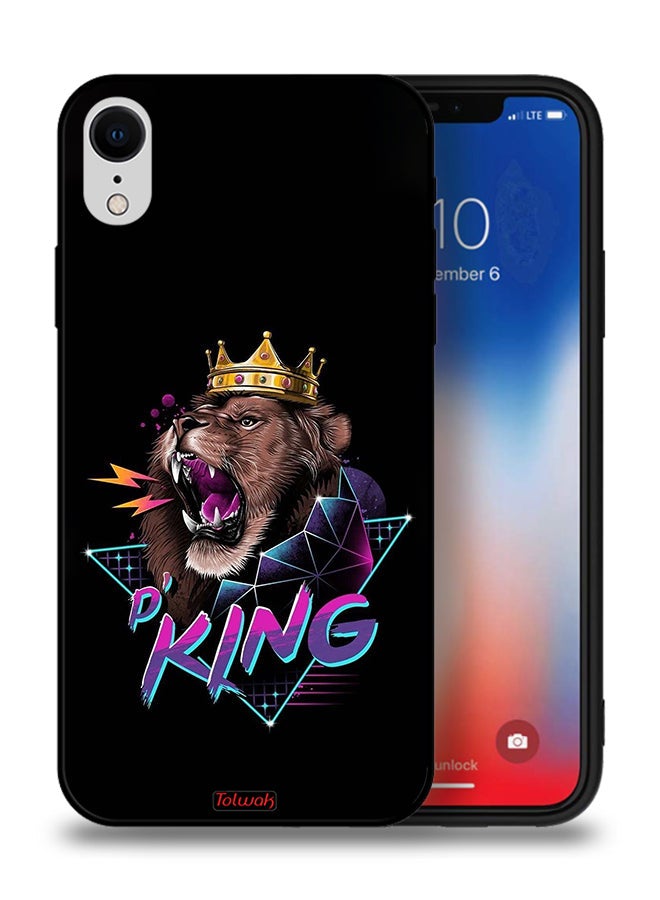 Tolwak Apple iPhone XR Protective Case Lion King Art - Image 1