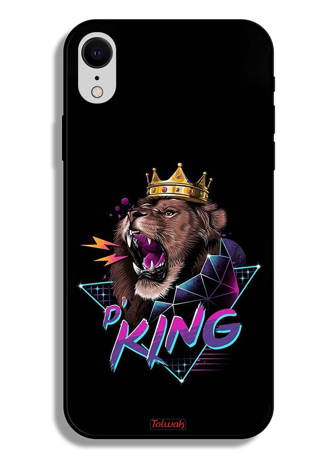Tolwak Apple iPhone XR Protective Case Lion King Art - Image 2