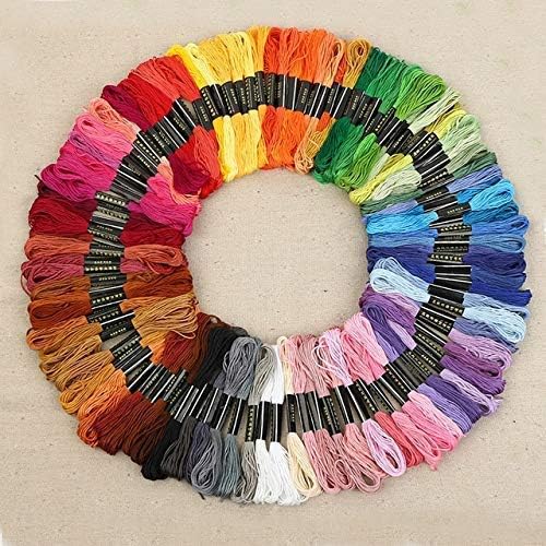Just Flowers Embroidery Thread Set: Stranded Cotton Threads Skein for Hand Embroidery & Craft (Multicolor, Pack of 25 Embroidery Thread) - Image 2