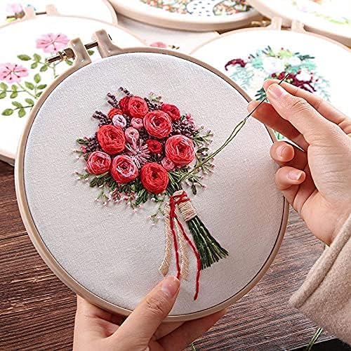 Just Flowers Embroidery Thread Set: Stranded Cotton Threads Skein for Hand Embroidery & Craft (Multicolor, Pack of 25 Embroidery Thread) - Image 4