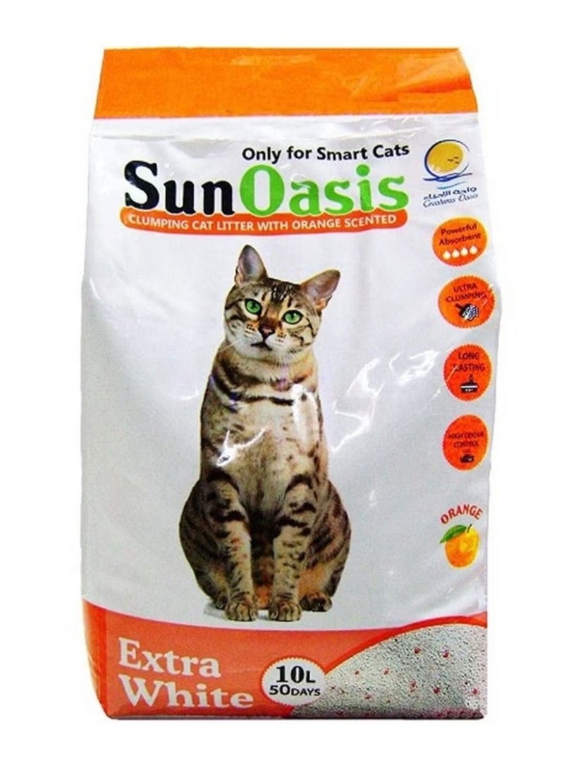 Sun Oasis Clumping Cat Litter Orange Scented 10 L - Image 2
