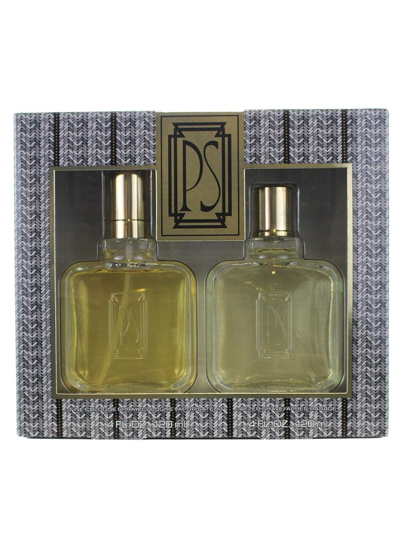 PAUL SEBASTIAN Paul Sebastian 2 Piece Set Ps Fine Cologne Plus After Shave for Men 40 Ounce 