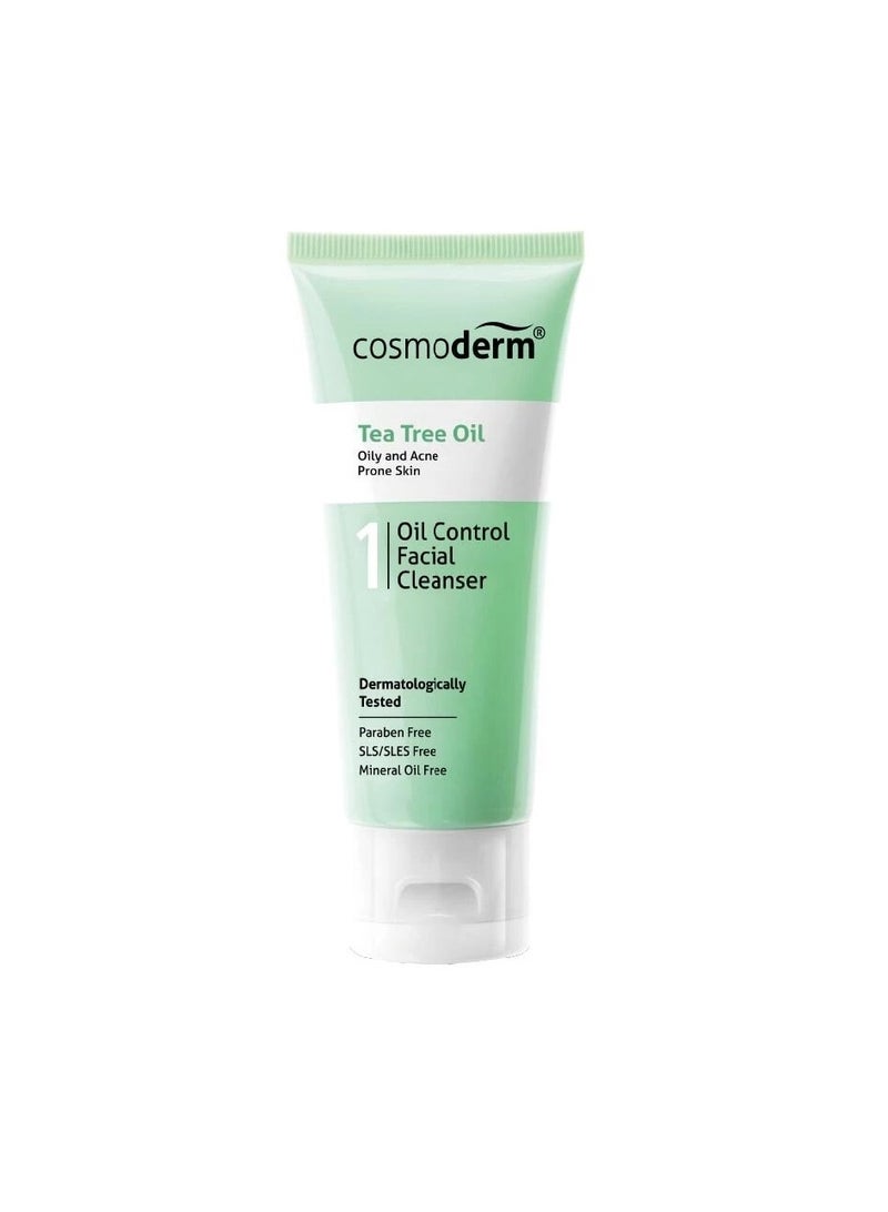 كوزموديرم منظف الوجه بزيت شجرة الشاي 125 مل - Image 1