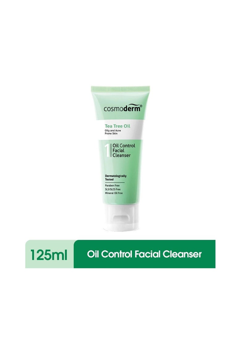 كوزموديرم منظف الوجه بزيت شجرة الشاي 125 مل - Image 2