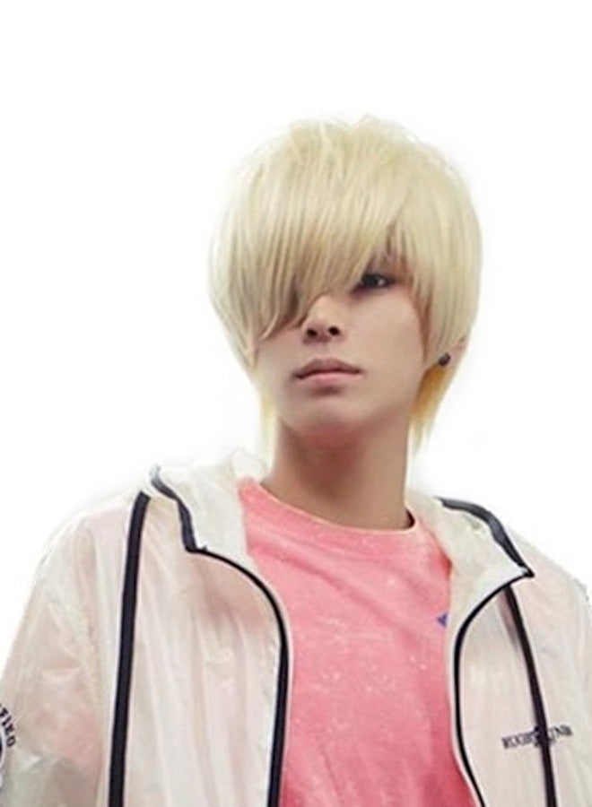 Short Straight Wig Cosplay Costume Hair Wig - Image 1