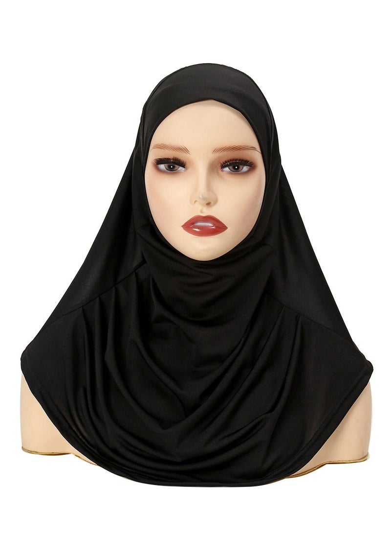 حجاب مسلم للنساء وشاح أبايا ناعم و قابل للتنفس مع تغطية الرقبة الكاملة - Image 2