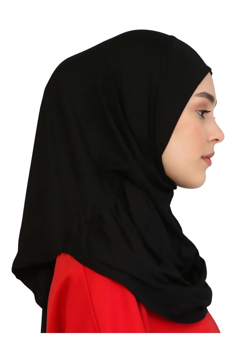 حجاب مسلم للنساء وشاح أبايا ناعم و قابل للتنفس مع تغطية الرقبة الكاملة - Image 5