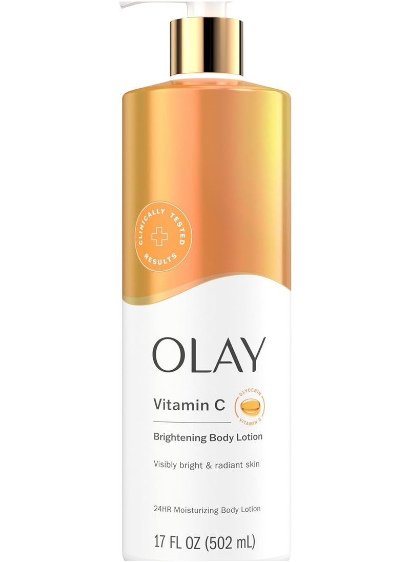 Olay Brightening Body Lotion for Women with Vitamin C, 24hr Moisturizing, Vitamin E & Vitamin B3 Complex, Fast Absorbing Formula, 17 fl oz - pzsku/ZF06032CAFA97B31F90F4Z/45/1741423794/2d78d859-cf41-4f92-8b88-16f6a3505f07