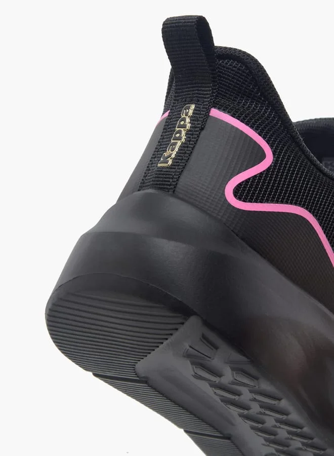 Kappa Girls' Logo Detail Sports Shoes with Hook and Loop Closure