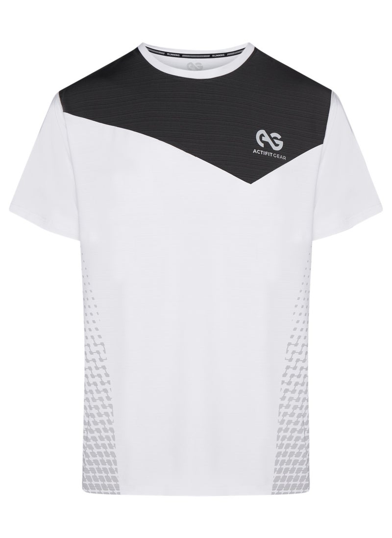 Actifit Gear Men's Quick Drying Gym Essential Running Breathable Fitness Workout T-Shirt  - Image 1