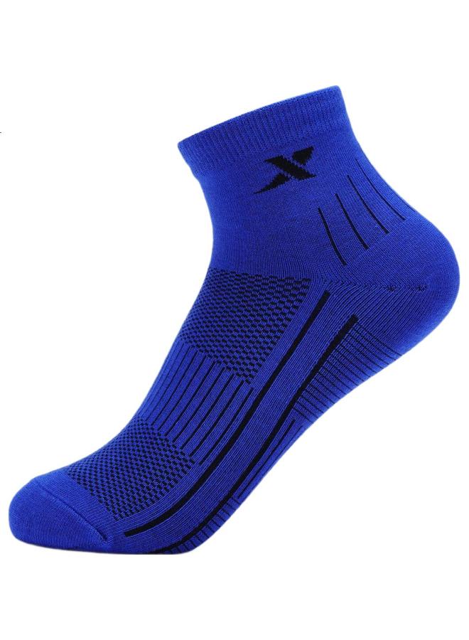 XTEP جوارب إكستيب للرجال، جوارب رياضية جافة وصديقة للبشرة، عبوة مكونة من خمسة أزواج، ألوان مختلطة، جوارب بلون موحد، تمتص الرطوبة وتمنع العرق - Image 1