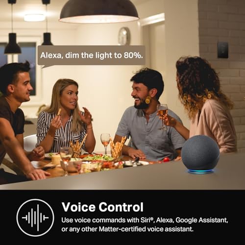 Kasa Smart Dimmer Switch HS220, Single Pole, Needs Neutral Wire, 2.4GHz Wi-Fi Light Switch Compatible with Alexa and Google Home, UL Certified, No Hub Required, Black - Image 4