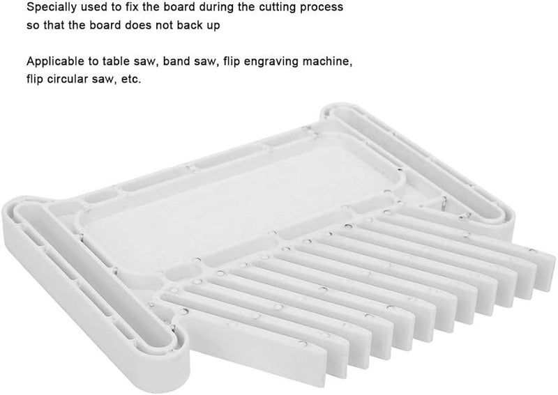 ABS Plastic Woodworking Board Vertical Pressure Grip Tool 165x130x105mm for Table Saw Band Saw Circular Saw Stable Cutting Accessory Includes 2 Boards 4 Sliders - Image 5