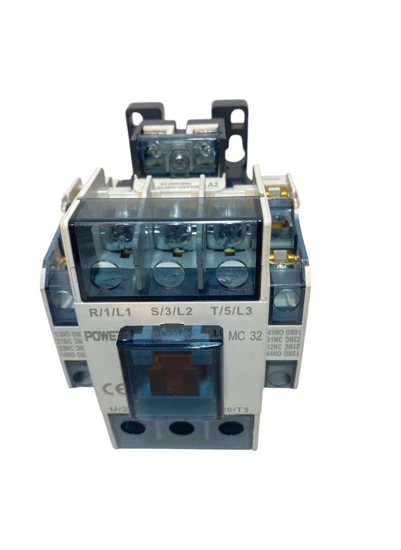 POWER - 220 volt 32 amp contactor, Power brand, with auxiliary points - Image 1