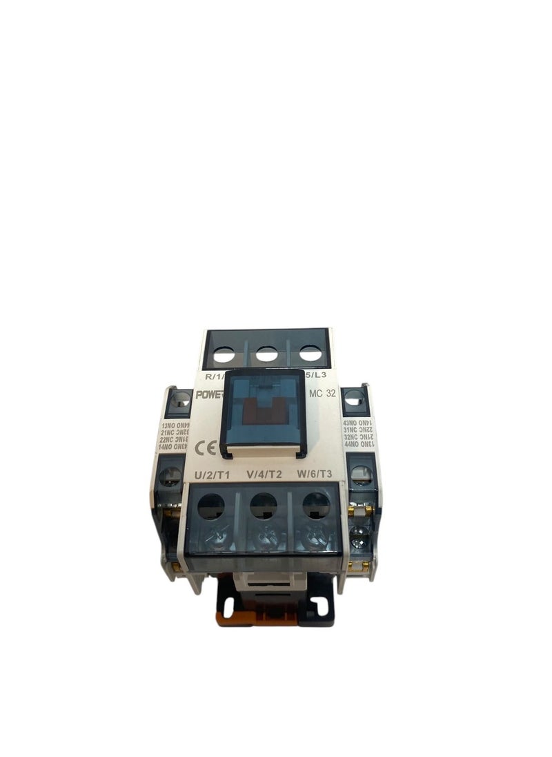 POWER - 220 volt 32 amp contactor, Power brand, with auxiliary points - Image 1