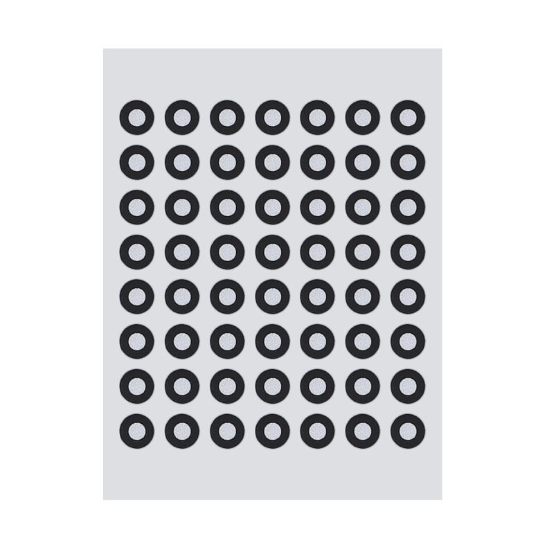 3D Scanning Reflective Markers Adhesive Foil High Reflectivity - Accurate Alignment for Motion Analysis - Infrared Light Reflectors for Industrial Quality Control - Image 2
