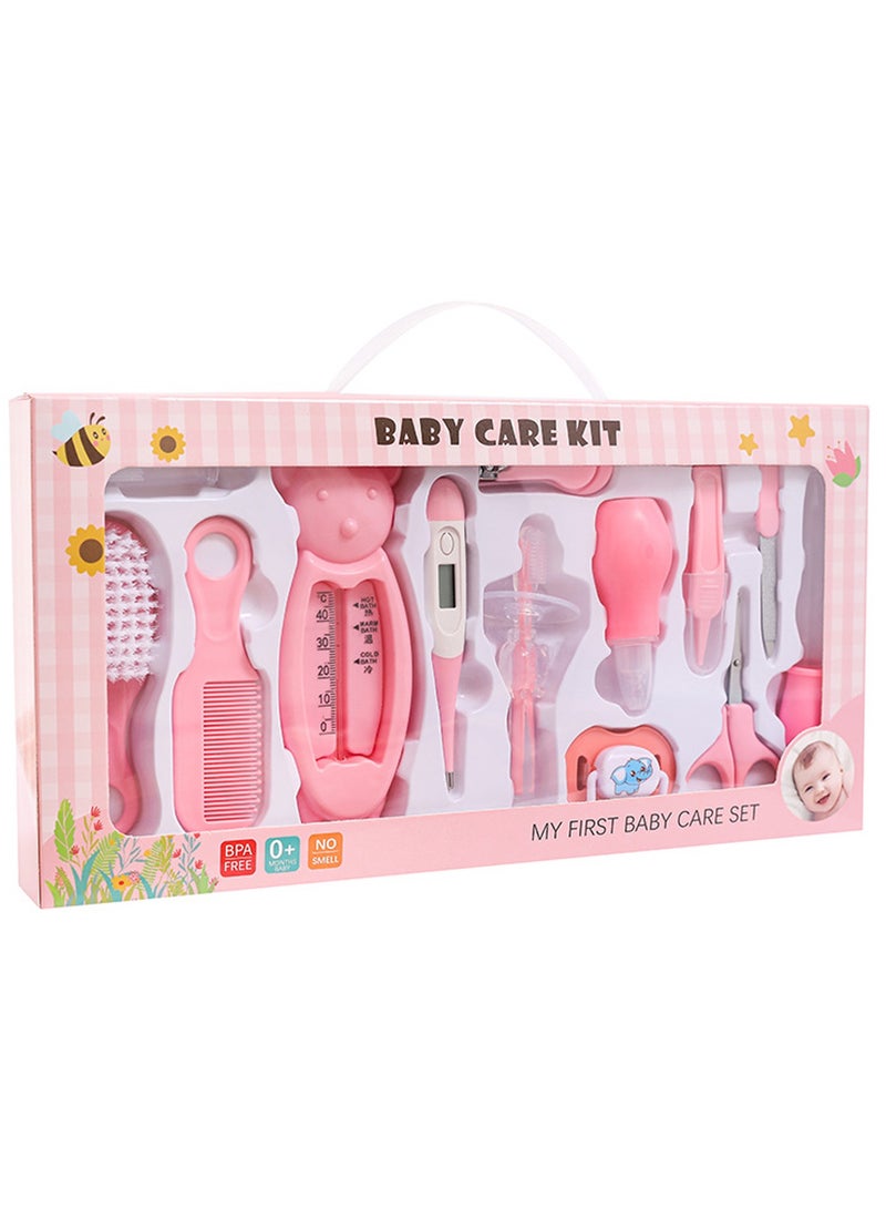 Baby Care 13 Piece Set Pink - Image 1